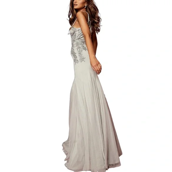 Boohoo Hand Embellished Maci Dress - Picture 4 of 7